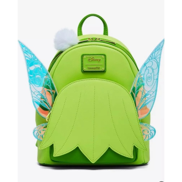 Loungefly Handbags - Disney Peter Pan Tinker Bell Figural Glow-in-the-Dark Mini Backpack